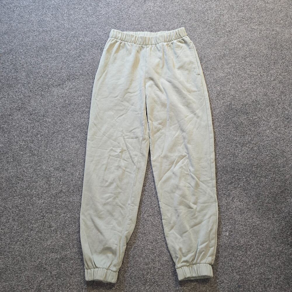 John Galt Sweatpants Womens One Size Green Joggers Pull On Lounge Comfort Casual